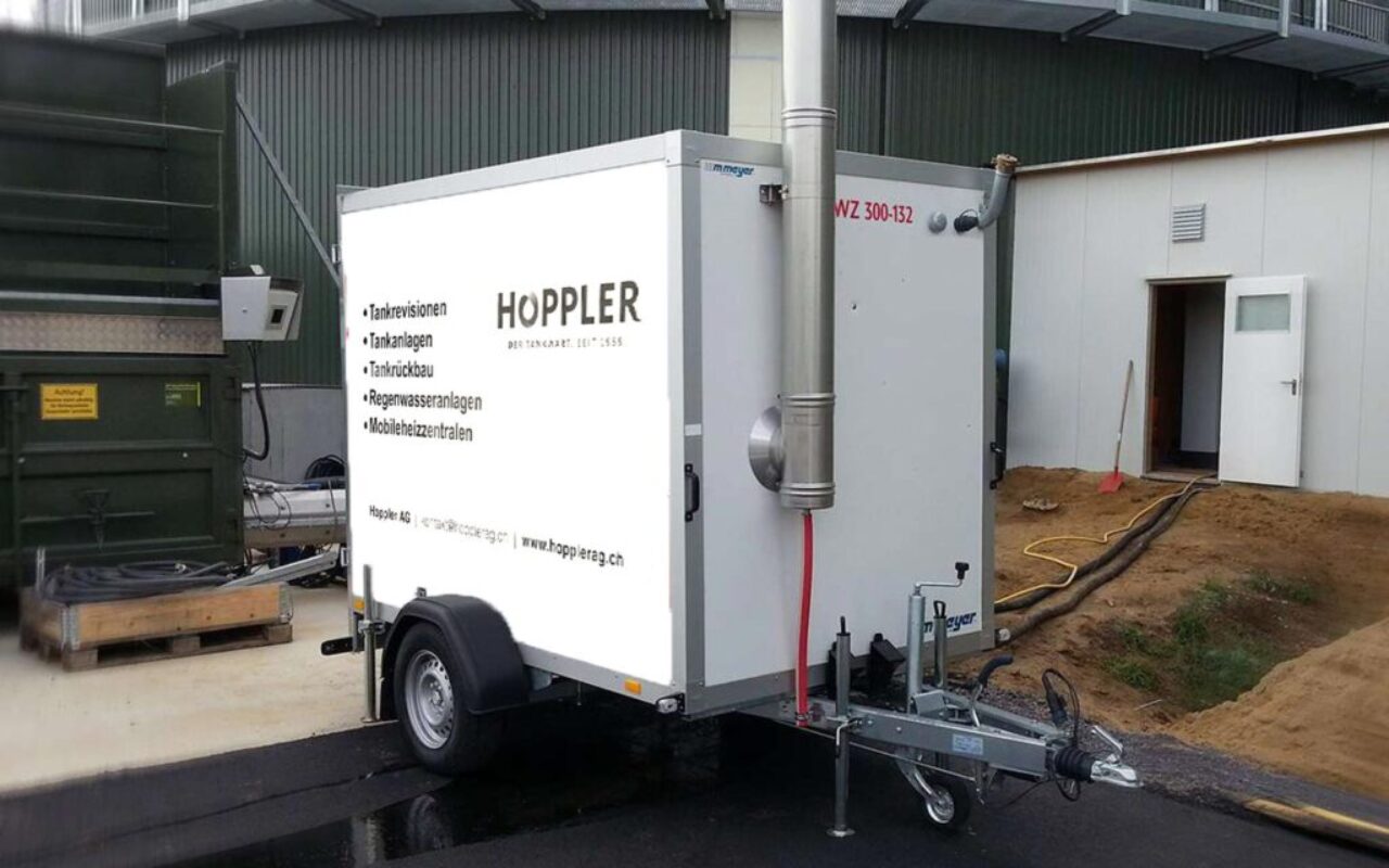 Mobile Heizzentrale 150 KW